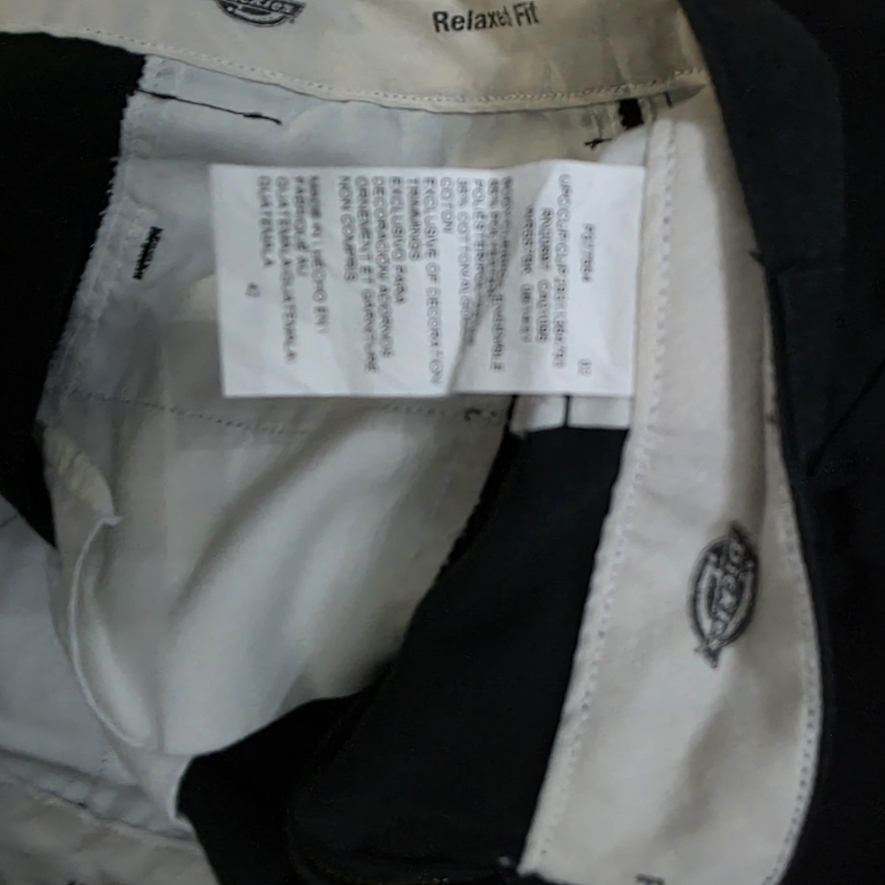 Dickies Black Flex Relaxed Fit Shorts W42